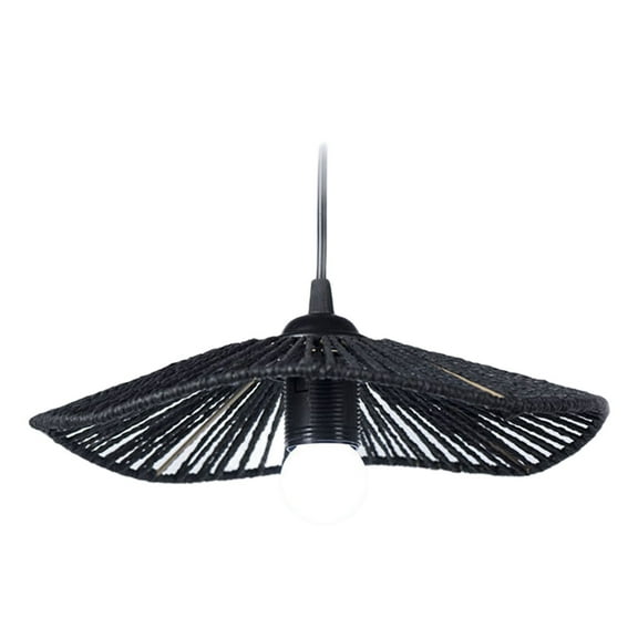 Modern Indoor Lighting Fixture Handmade Paper Handwoven Shade Pendant Lamp Decoration Perfect for Comfortable Ambiances