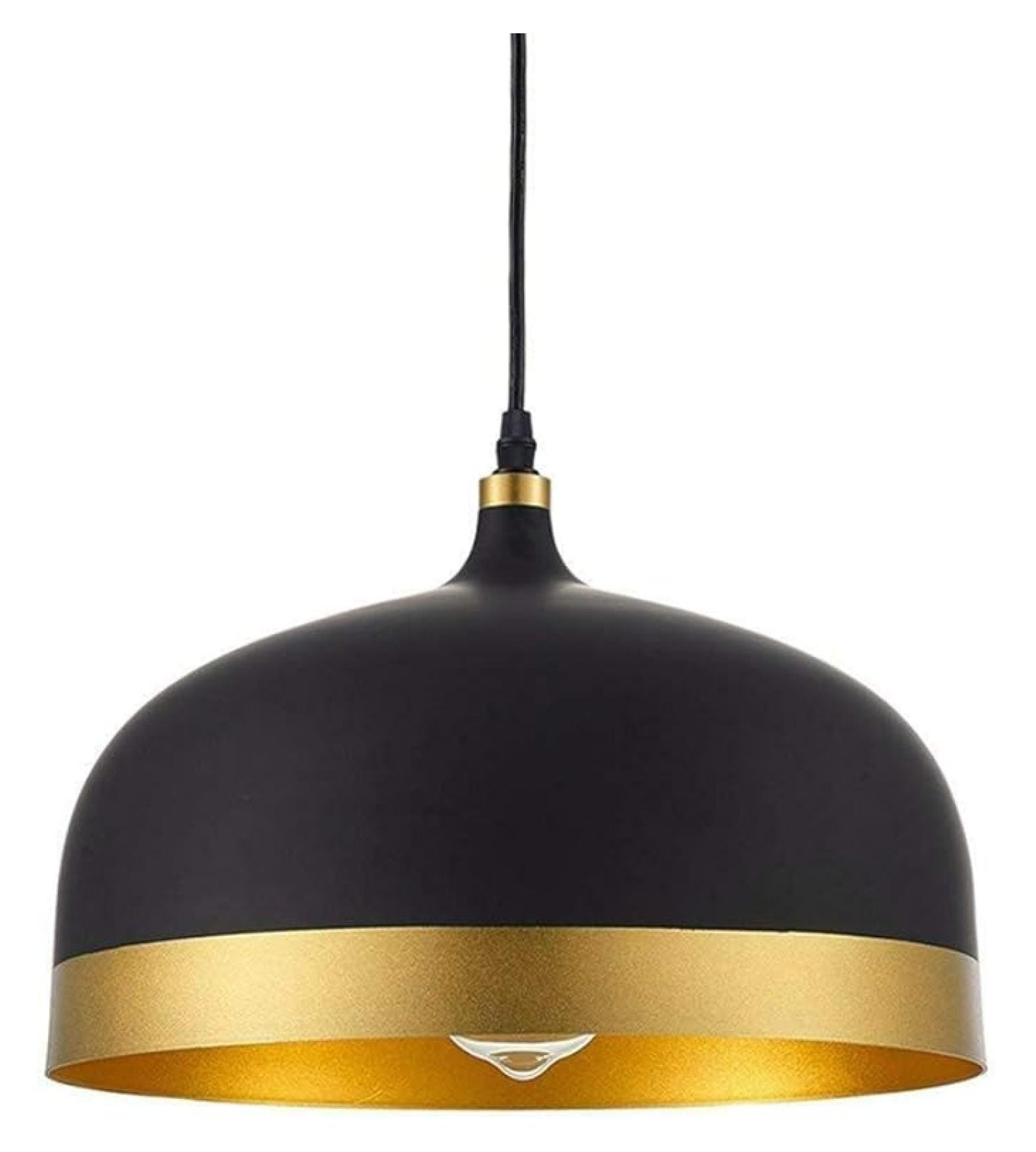 Modern Indoor Lighting Saturn & Black Pendant Light Kitchen Island Chandelier Ceiling Hanging Light Fixtures with Matte Black Finish