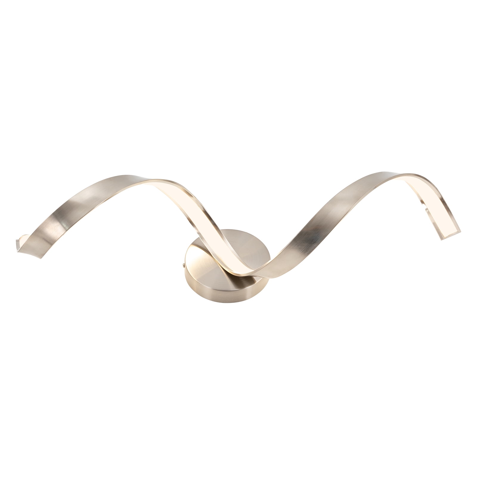 Modern Indoor Nickel Art LED Wall Sconces Lamp,110V,3 Light Colors,IP44 Waterproof