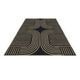 thumbnail image 1 of Modern Indoor Outdoor Rug, Washable Non- Low Pile Geometric Carpet for Patio, Entryway, Living Room, and Kitchen, Boho Farmhouse Area Rug, 63"x31.5", 1 of 4