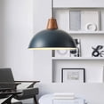 thumbnail image 1 of Modern Industrial 1-light Large 16-inch Kitchen Island Pendant Blue, 1 of 5