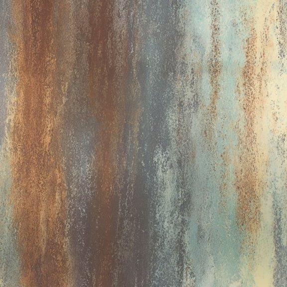 Modern Industrial Abstract Rust Patina Texture Warm Earthy Tones Wall Mural 17.7in x 9.8ft Self Adhesive Removable Wall Paper Renter Friendly Wallpaper for Bedroom Cabinets