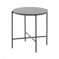 thumbnail image 1 of Modern Industrial Black Round Ceramic Side Table, 1 of 5