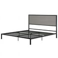thumbnail image 1 of Modern Industrial King Platform Bed in Oak Gray, 1 of 7