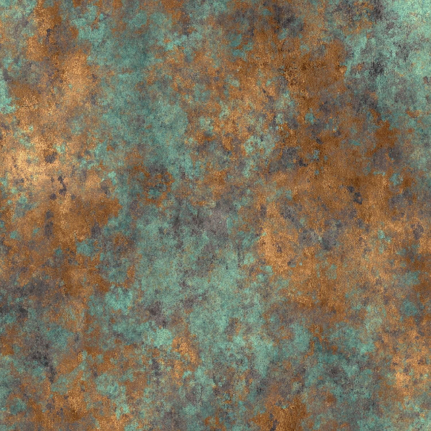 Modern Industrial Peel and Stick Wallpaper Copper Texture Blue Green ...