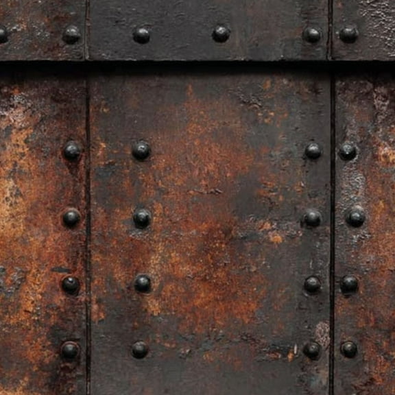 Modern Industrial Peel and Stick Wallpaper Rusty Metal Texture Wall Mural 23.6in x 9.8ft Self Adhesive Removable Wall Paper Renter Friendly Wallpaper for Bedroom Cabinets Basement Decor