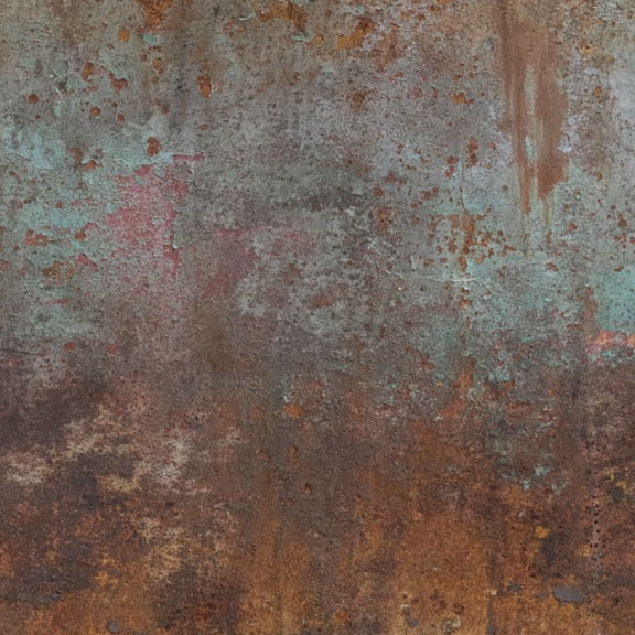 Modern Industrial Peel and Stick Wallpaper Rusty Weathered Metal Texture Wall Mural 17.7in x 9.8ft Self Adhesive Removable Wall Paper Renter Friendly Wallpaper for Bedroom Cabinets