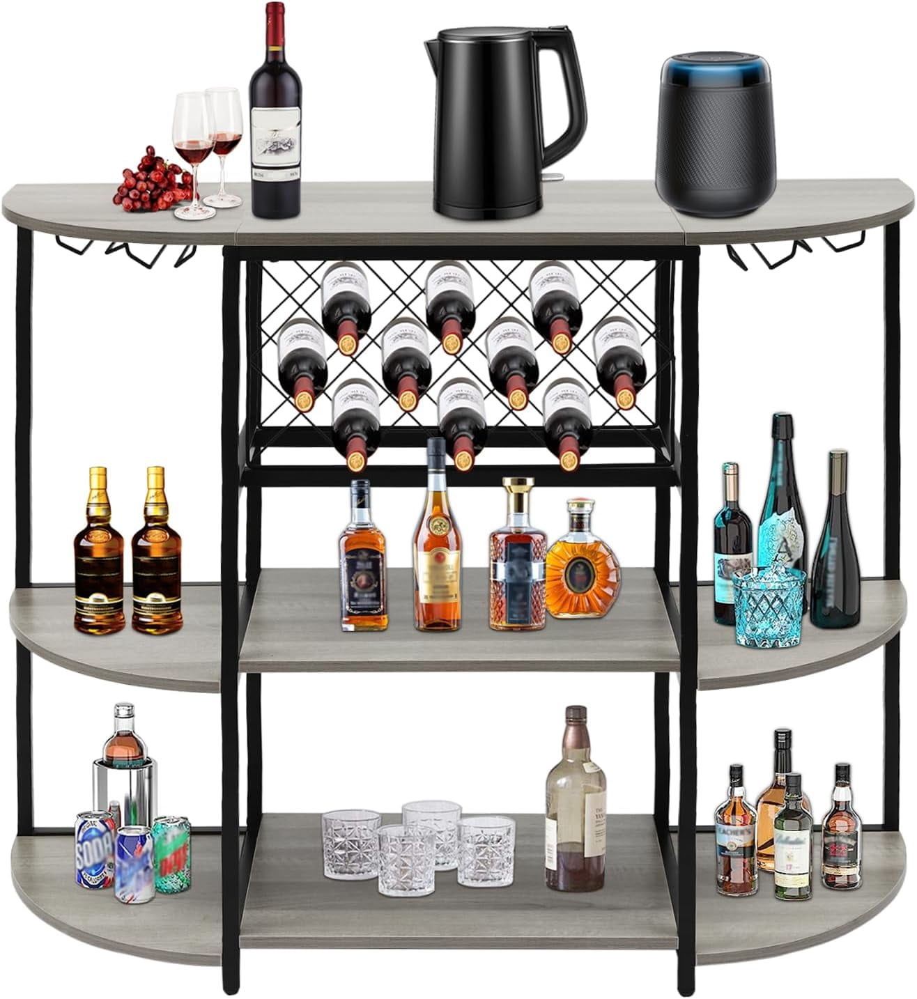 Modern Alcohol Rack Modern & Industrial Style 15.8 * 47.5 * 36