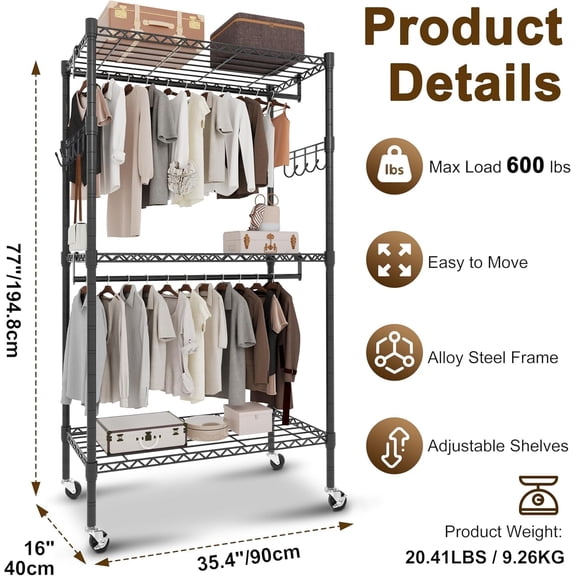 Modern Industrial Wardrobe