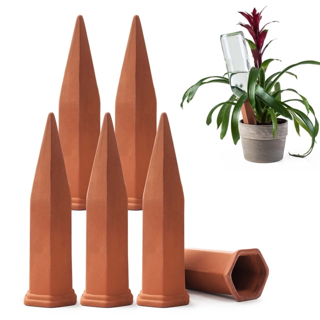 Terracotta Auto Plant Self Watering Spikes Water Drip Irrigati