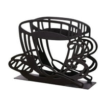 Modern Iron Paper Towel Holder with Hollow Design, Durable and Lightweight Kitchen and Living Room Storage Rack, No Assembly Needed, Elegant Home Decor Solution