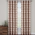 thumbnail image 1 of Modern Jacqueline Jacquard Drapes Grommet Top (Set of 2 Panels), 1 of 2