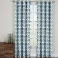 thumbnail image 1 of Modern Jacqueline Jacquard Drapes Grommet Top (Set of 2 Panels), 1 of 2