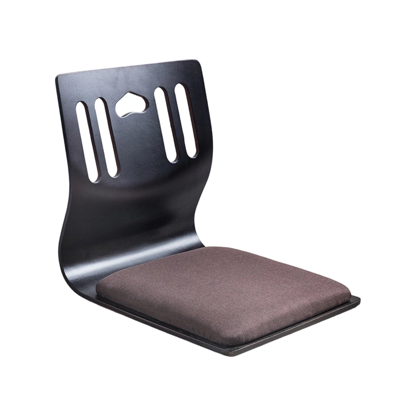 Modern Japanese-Style Legless Chair With Ergonomic Base, Removable Sponge Cushion For Bedroom Relaxation
