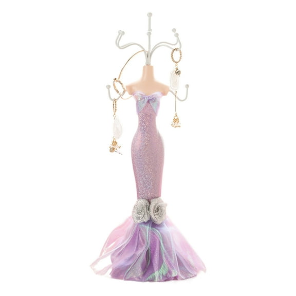 Modern Jewelry Storage Stand Stylish Iron Jewelry Display Rack Fashionable Jewelry Doll Model Stand