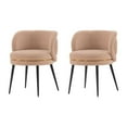 thumbnail image 1 of Manhattan Comfort Kaya Dining Chair with Solid Wood Frame in Cream - Set of 2, 1 of 7