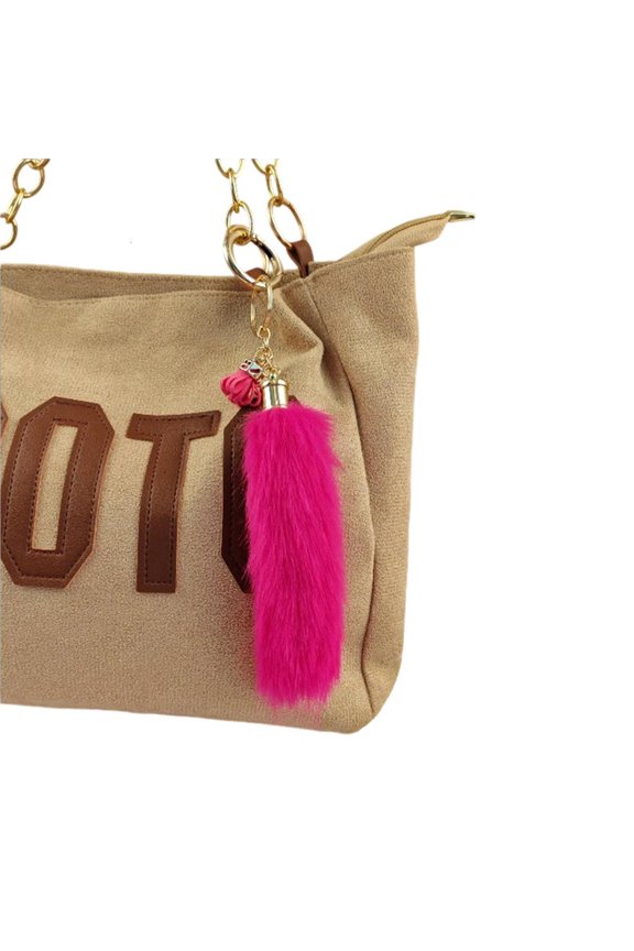 Stylish Tassels Key Holder Plush Soft Touch Winter Accessory Winter Friendly Key Accessory For Fashionable Carry