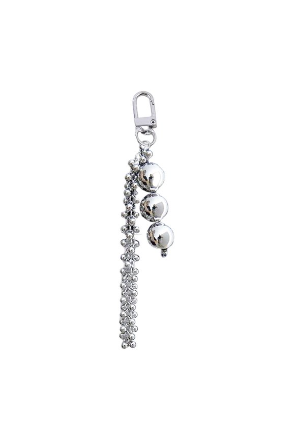 Modern Keychain Pendant Multicolor Beaded Tassels Stylish Purse Practical Gift