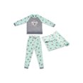 thumbnail image 1 of Modern Kids Girls' Long Sleeve Pajama and Blanket Set, 3-Piece, Sizes 4-14, 1 of 3