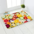 thumbnail image 1 of Modern Kitchen Carpet Fruit Pattern Bedroom Floor Living Room Decor Rug Entrance Doormat Home Bath Hallway Balcony Non-Slip Mat, 1 of 6