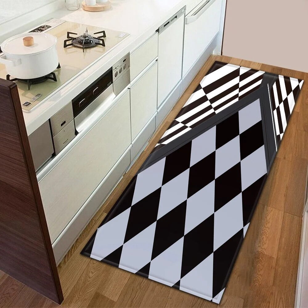 Modern Kitchen Door Mat Decoration Bedroom Carpet Bathroom Nonslip