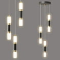 thumbnail image 1 of Modern Kitchen Island Pendant Light Mini Black Gold Pendant Lights Dimmable LED Light Fixture for Bedroom Dining Room Hallway （3-Light）, 1 of 8