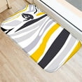 thumbnail image 1 of Modern Kitchen Mat Bedroom Entrance Doormat Yellow Geometric Pattern Home Floor Decor Living Room Carpet Bathroom Non-Slip Rug, 1 of 6