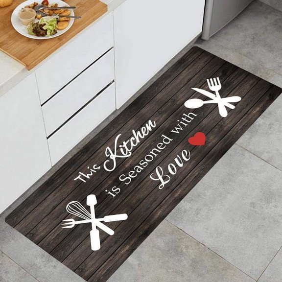 Modern Kitchen Mat Floor Carpet Household Carpet Long Strip Entrance Door Mat Bathroom Mat Home Decor Carpet