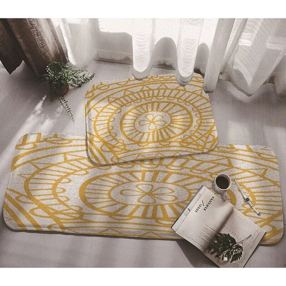Modern Kitchen Mat Long Strip Bedroom Entrance Doormat Pattern Home Floor Decoration Living Room Carpet Bathroom Non-Slip Rug
