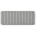 thumbnail image 1 of Modern Kitchen Mat, Math Geometry Inspired Minimalist Design with Brushstrokes Like Art Print, Plush Decorative Kitchen Mat with Non Slip Backing, 47" X 19", Charcoal Grey White, by Ambesonne, 1 of 1