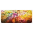 thumbnail image 1 of Modern Kitchen Mat, Rainbow Water Painting Colored on a Canvas Painting Like Vision Image Print, Plush Decorative Kitchen Mat with Non Slip Backing, 47" X 19", Multicolor, by Ambesonne, 1 of 1