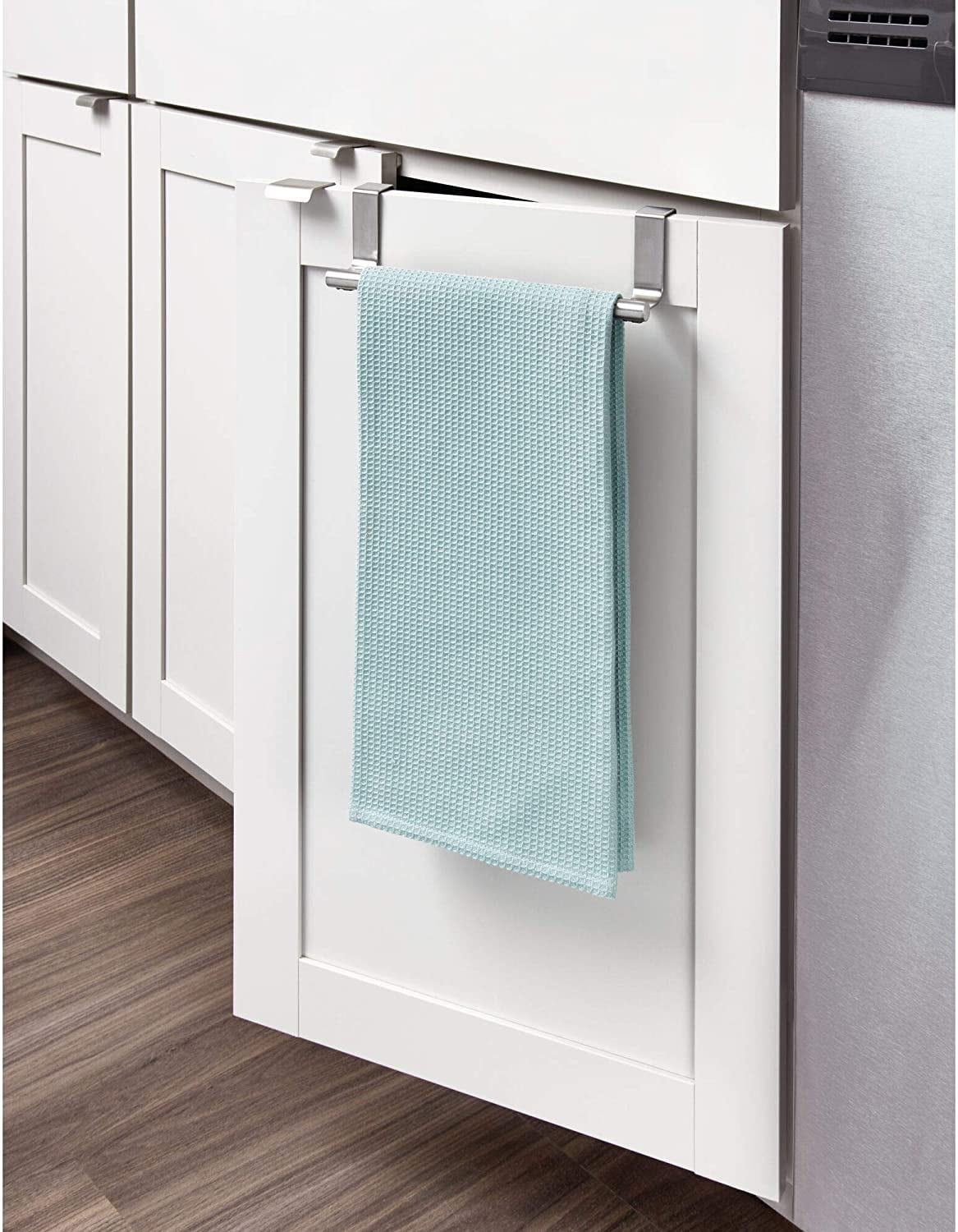 Modern Kitchen Over Cabinet Strong Steel Towel Bar Rack - Hang on ...
