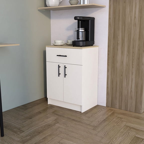 Modern Kitchen Pantry with Steel Hinged Two-Door Cabinet / Good for Kitchen Organization