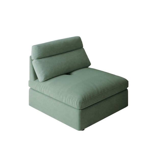 Modern L-shaped Modular Sofa, Simple-style Cotton Sofa Set with an Ottoman, Adjustable Backrest, Suitable for Living Rooms and Bedrooms, Space-saving Compressed Sofa