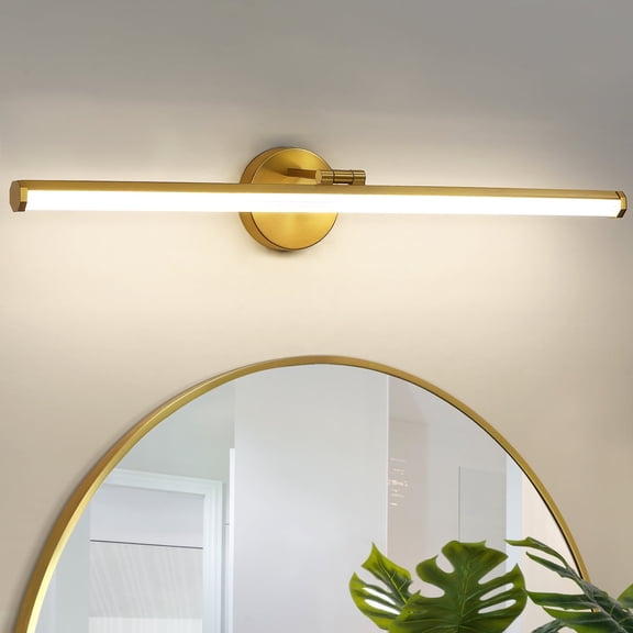 KAISITE Modern LED Bathroom Vanity Light 24W 4000K LED Bathroom Lighting Fixture Angle Adjustable 30 Inch Modern Vanity Light Bar for Bedroom Living Room