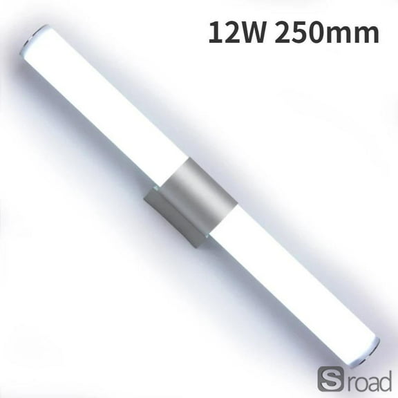 Modern LED Bathroom Mirror Cabinet With Lights, In-Wall Recessed Storage Cabinet, Touch Sensor Vanity Mirror With Anti-Fog Function For Bathroom, Spa, Makeup,250mm-Warm White