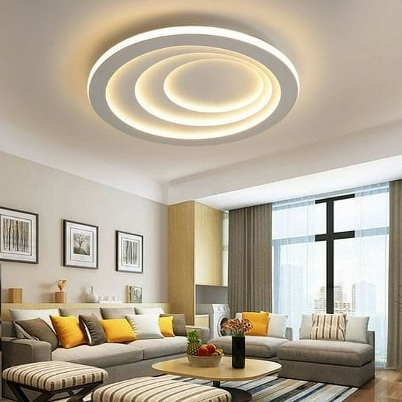 22 Round Ceiling Bedroom Flush Mount Light