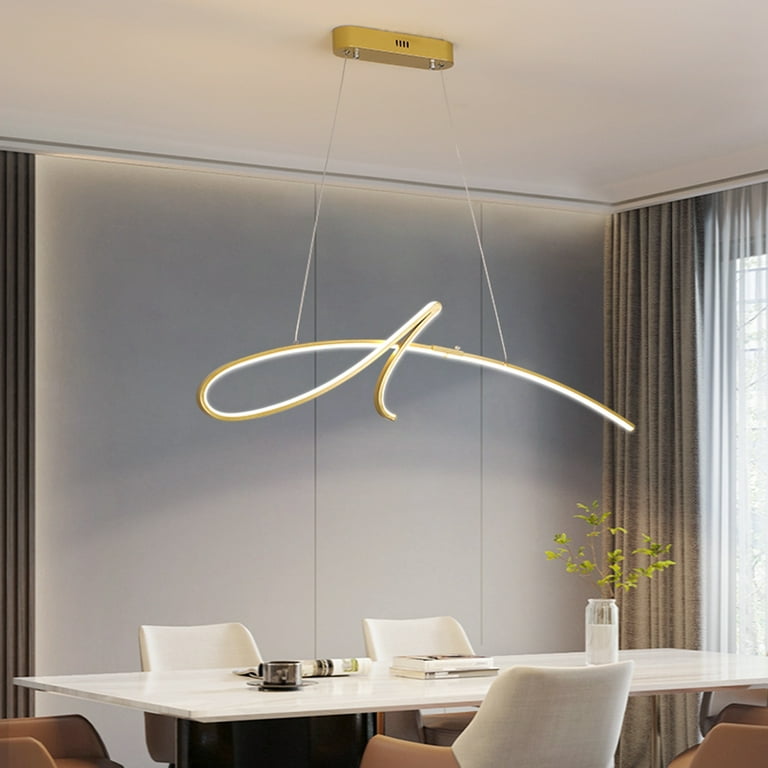 Modern led chandeliers for dining room hot sale