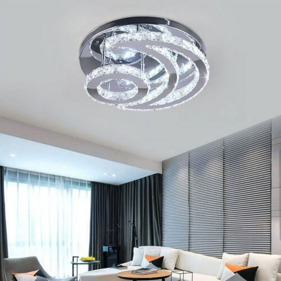 Modern LED Crystal Chandeliers Ceiling Light Fixtures Bedroom Pendant Lighting