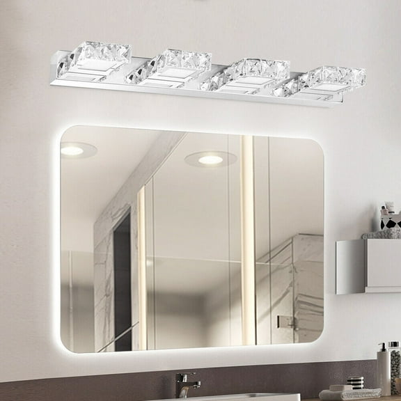 Modern LED Crystal Mirror Front Make-up Wall Lamp Vanity Light Bathroom Lighting