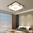 thumbnail image 1 of Modern LED Dimmable Ceiling Light w/Remote Control Bedroom Chandelier Fixture, 1 of 35