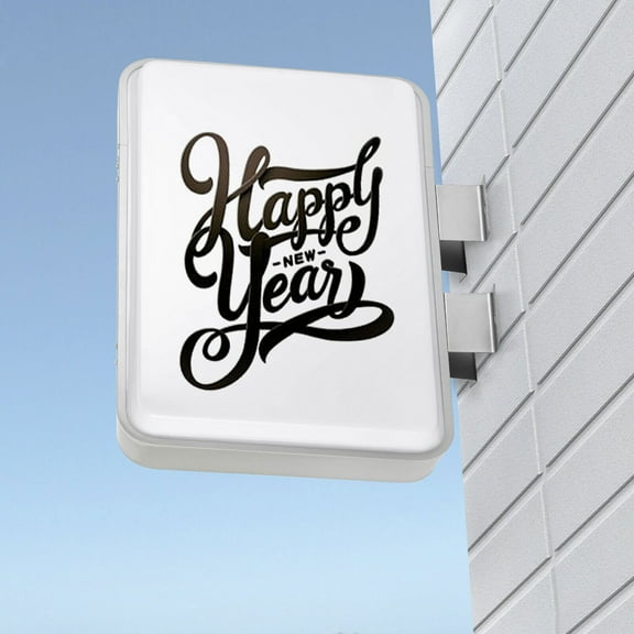 Modern LED Light Box Double Sided Outdoor Advertising Display Illuminated Business Sign