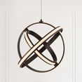 thumbnail image 1 of Modern LED Pendant Light, Contemporary Dimmable Chandeliers, Adjustable Circle 3 Rings Ceiling light, Creative 3000K Pendant Light Fixtures for Dining Room Bedroom Kitchen Island Hall, 1 of 7