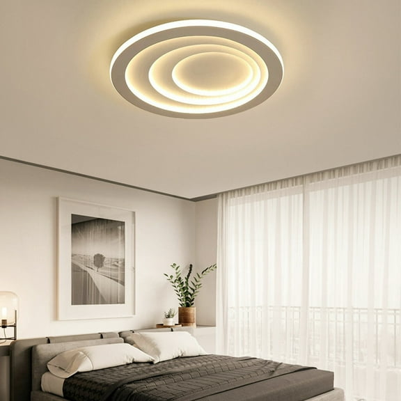 Modern LED Round Ceiling Light Flush Mount Chandelier Pendant Lamp Fixture For Living Room Bedroom