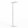 thumbnail image 1 of Modern LED Standing Light - White Floor Lamp with Rectangular Panel & Touch-Sensitive Controls, Contemporary Home Lighting, 1 of 11