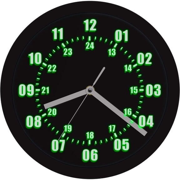 Modern LED Wall Clock with Remote Control and Color Changing Lights for Home Office Decor Silent Quartz Movement Easy Installation Black Round Clock