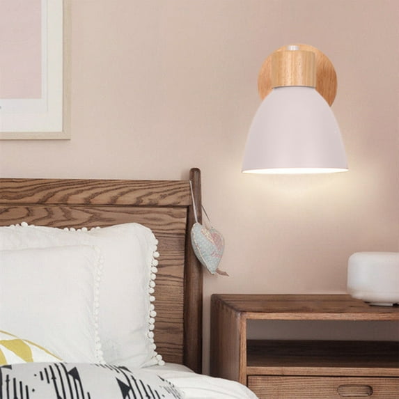 Modern LED Wall Lamp for Bedroom & Living Room | Iron Bedlight with Personalized Background | Energy-Saving Lighting for Home Decor | 6 Colors Available