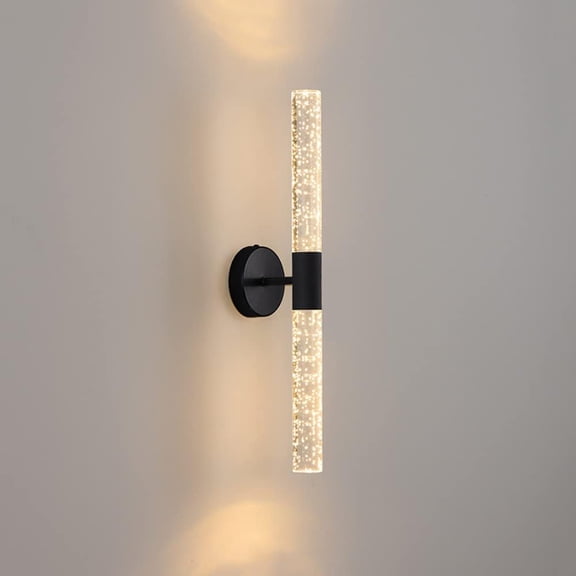 Modern LED Wall Light Linear Strip Wall Sconce Indoor Wall Lamp, 14W Vanity Wall Mount Lighting Fixture with Acrylic, Living Room Bedroom Mirror Hallway Wall Wash Lights