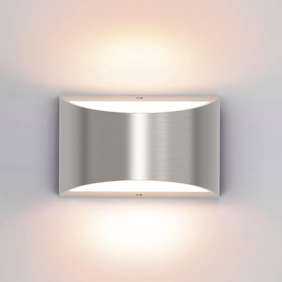 Modern LED Wall Sconce Hardwired Indoor Wall Lights 1 Pack Up and Down Wall Mount Light for Living Room Bedroom Hallway Corridor Conservatory Warm White 3000K(with G9 Bulbs)