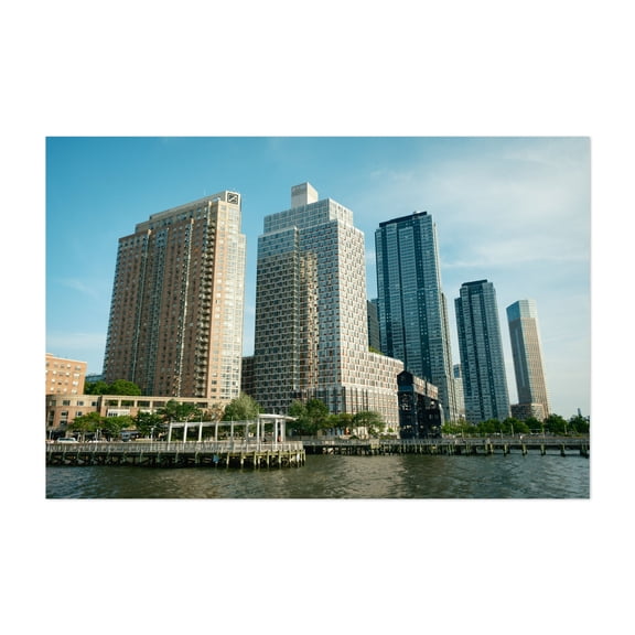 Modern LIC 04 - Queens New York Photography Cityscape Skyline Architecture Modern Art Unframed Wall Art Print 20 x 28 inches